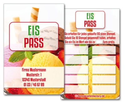 Eis-Bonuskarten